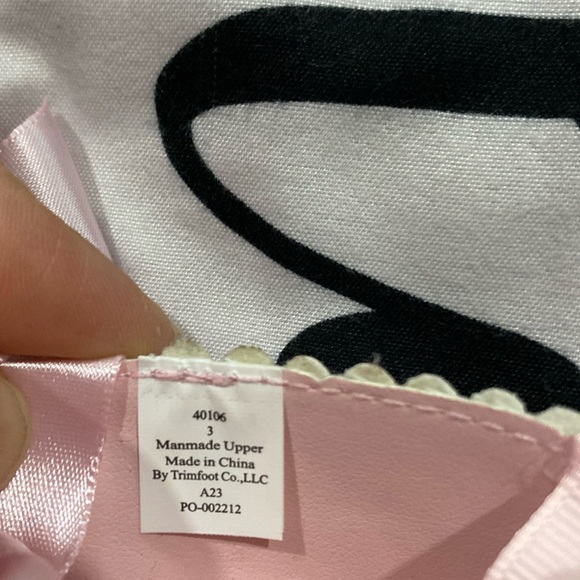 Baby Girls Soft Sole Ballet Flats, Created for Macy's Sz 3 Like New - Picture 5 of 8